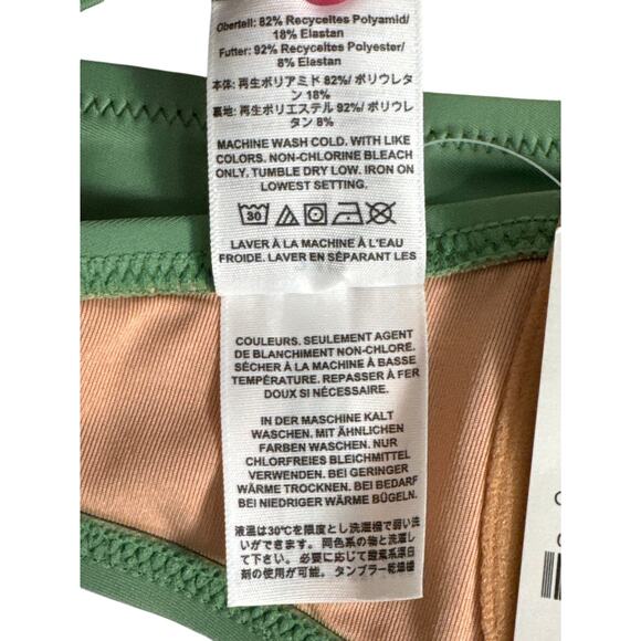 NWT J. Crew Balconette Underwire Bikini Top Green Size 34B - Picture 11 of 12